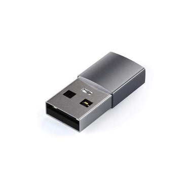 satechi aluminium usb-a to usb-c adapter - silver